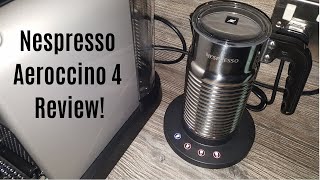 Nespresso Aeroccino 4 Milk Frother Review  Worth upgrading from the Aeroccino 3 [upl. by Dwayne963]