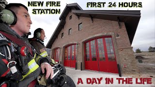 First 24 Hours in a New Fire Station  A Day in the Life [upl. by Adnorehs]