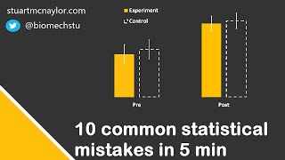 Ten Statistical Mistakes in 5 Min [upl. by Etyam]