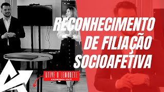 DIREITO DE FAMÍLIA Reconhecimento de filiação socioafetiva [upl. by Ahsemik]